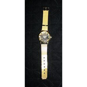New Fashion Gold Toned Stainless Steel Alloy Wristwatch Watch